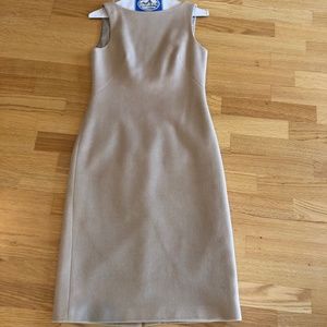 Theory wool blend sleeveless shift dress